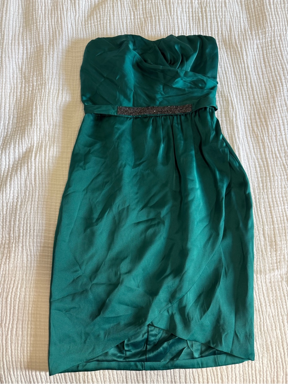 NWT The Limited Strapless Teal Green Cocktail Dress